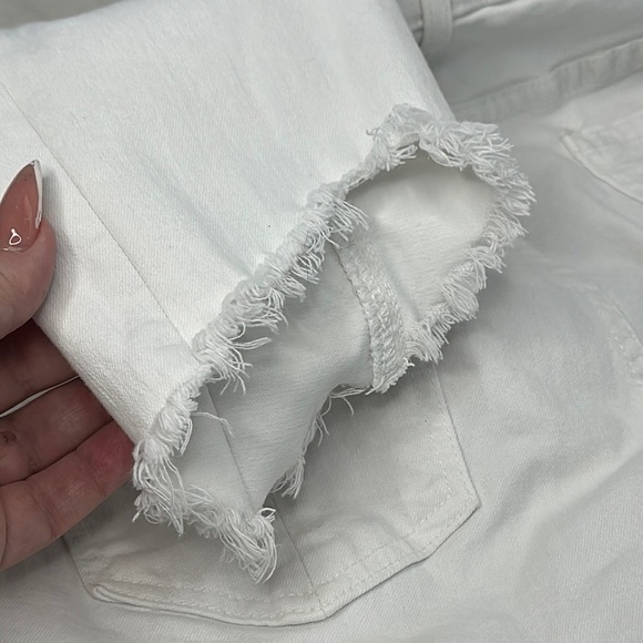 Rag & Bone - High Rise Ankle Skinny in White Manson - Picture 10 of 11